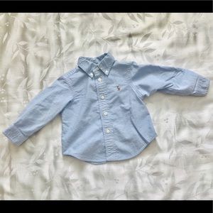 Ralph Lauren Light Blue Button-Down Shirt